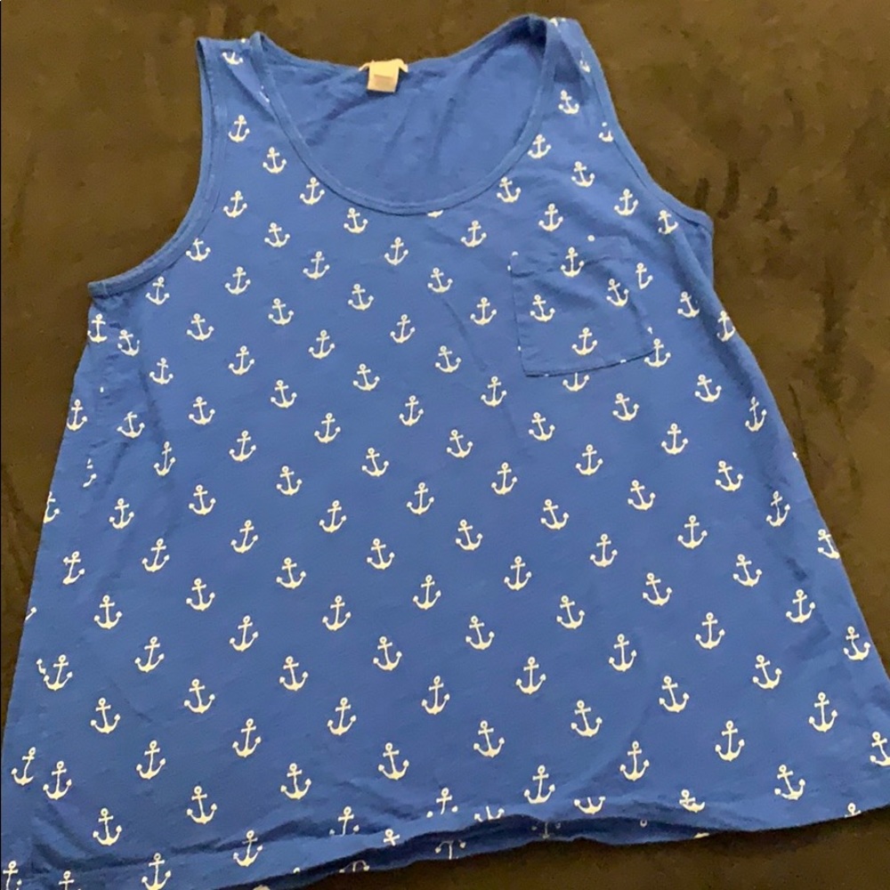 J. Crew Anchor tank top